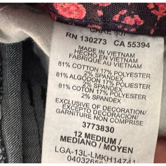 Lee Sinfully Soft Womens Blue Denim Shorts Size 12 - Picture 4 of 8